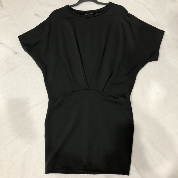 Athleta Dresses & Skirts - Athleta Pronto Pleated Grey Dress Size Small